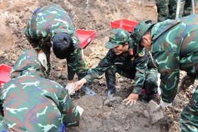 455 bộ hài cốt liệt sĩ được tìm thấy ở Công viên Lê Thị Riêng