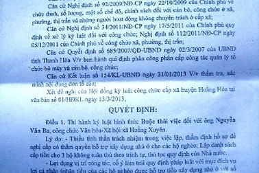 Cán bộ văn hóa xã “ăn chặn” tiền 167 của dân