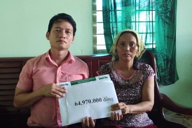 Bạn đọc Dân trí giúp chị Phạm Thị Thủy gần 65 triệu đồng