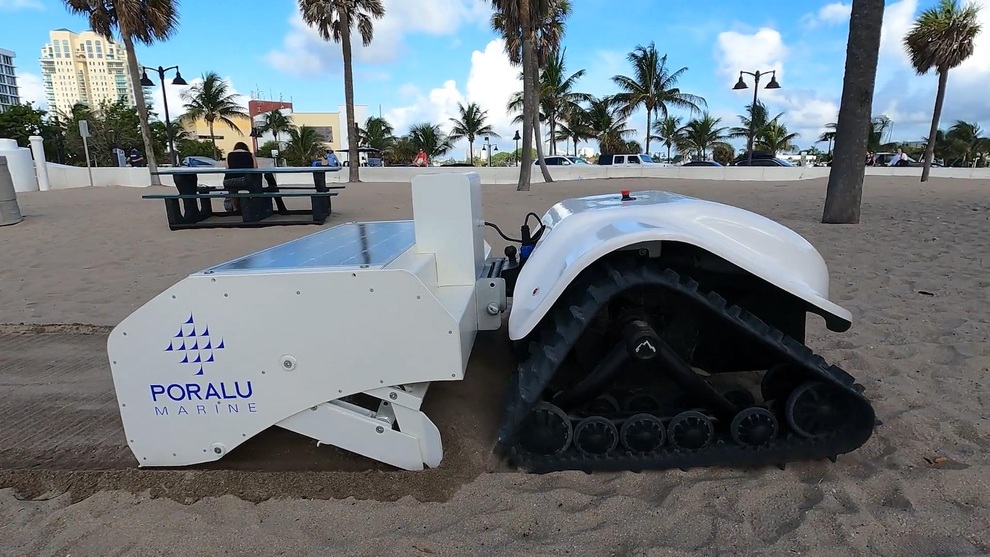 Tận mắt robot tự sàng cát tìm rác, làm sạch 3000m2 mỗi giờ - 1 Tận mắt robot tự sàng cát tìm rác, làm sạch 3000m2 mỗi giờ - 1