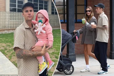 "Hoàng tử pop" Justin Bieber cùng vợ luyện tập làm cha mẹ