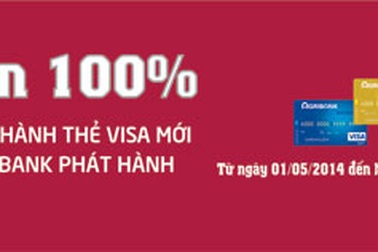 Agribank miễn phí phát hành thẻ quốc tế Visa 