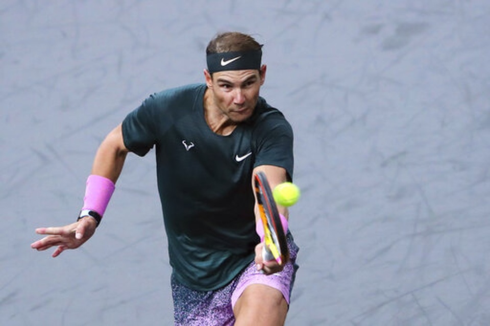 Nadal áp sát chiếc cúp vô địch Paris Masters 2020 - 1 Nadal áp sát chiếc cúp vô địch Paris Masters 2020 - 1