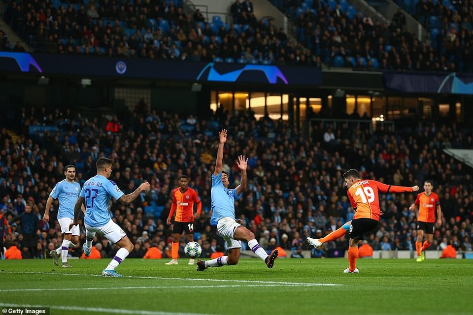 Man City giành vé đi tiếp sau trận hòa nhẹ trước Shakhtar - 4 Man City giành vé đi tiếp sau trận hòa nhẹ trước Shakhtar - 4