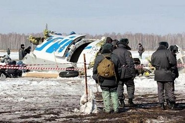 Hiện trường tai nạn máy bay thảm khốc tại Nga