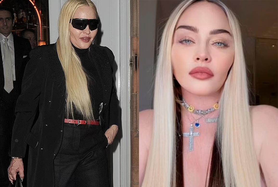 Madonna tái xuất khác xa ảnh trên mạng - 2 Madonna tái xuất khác xa ảnh trên mạng - 2