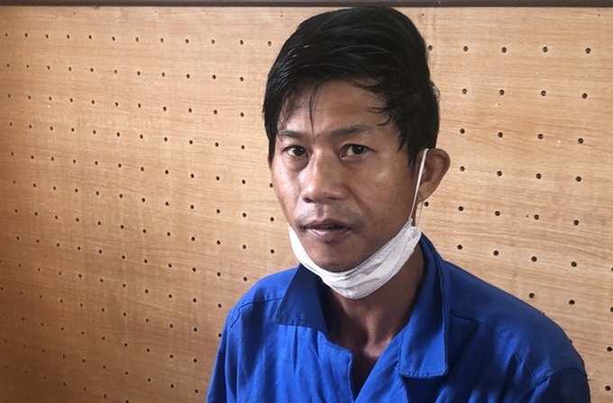 Trương Quang Cường, người ra tay man rợ, cắt gân tay cháu bé 3 tuổi - Ảnh: Công an Nghĩa Hành