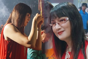 "Nữ hoàng ảnh lịch" Hiền Mai đi cúng Tổ, mong sớm trở lại màn ảnh