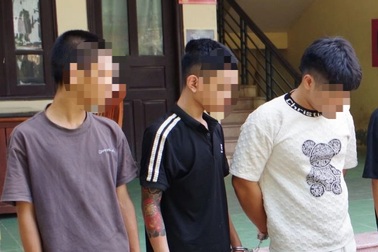 5 thanh, thiếu niên đi trộm xe máy để lấy tiền tiêu xài