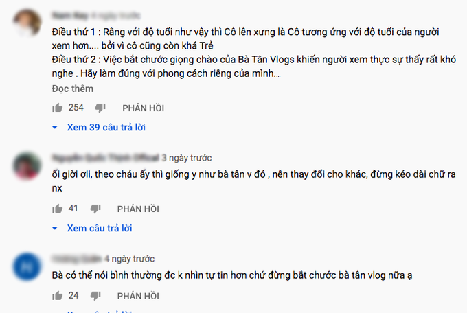 Có không ít kênh “bắt chước” Bà Tân Vlog trước đây nhưng tại sao đến Bà Lý Vlog mới bị phản ứng dữ dội như vậy? - Ảnh 7. Có không ít kênh “bắt chước” Bà Tân Vlog trước đây nhưng tại sao đến Bà Lý Vlog mới bị phản ứng dữ dội như vậy? - Ảnh 7.