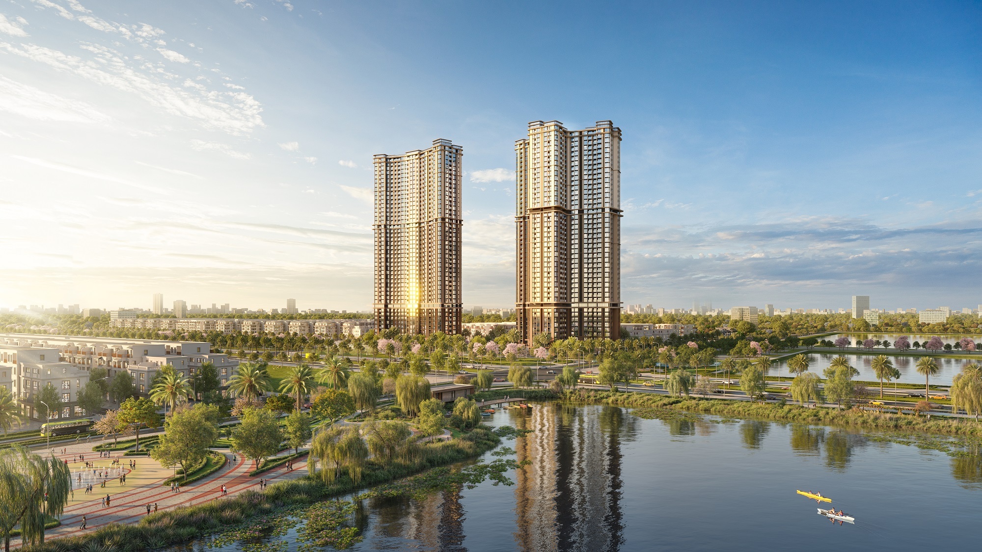 Působivý architektonický návrh dvojčat kontinentálních věží - 1 Ấn tượng thiết kế kiến trúc bộ đôi tòa tháp The Continental - 1