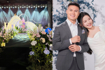 Rạp cưới đón 800 khách của Chu Thanh Huyền có gì khác so với nhà Quang Hải?