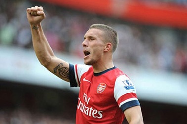 Lukas Podolski muốn lưu dấu Arsenal trên cơ thể