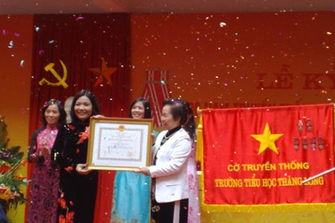 Niềm vinh dự lớn của một trường tiểu học