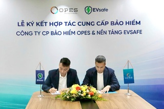 OPES ký thỏa thuận hợp tác cung cấp bảo hiểm cho trụ sạc điện của EVsafe