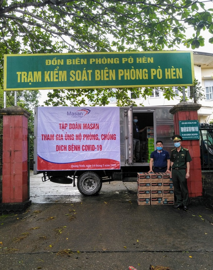 Masan tặng hàng nghìn thùng sản phẩm thiết yếu đến các đơn vị tuyến đầu chống dịch và các địa phương vùng dịch - Ảnh 2.