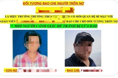 Giáo viên nợ tiền vay, hiệu trưởng khốn đốn vì đối tượng lạ dọa tông xe