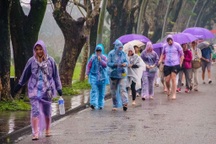 "Bất chấp" mưa lạnh ngày đầu năm, dòng người vẫn tấp nập... xuống phố!