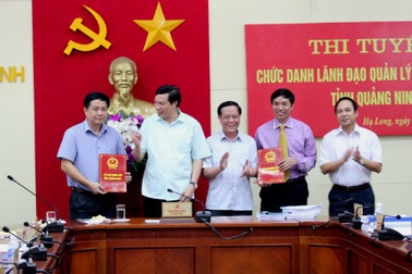 Bổ nhiệm chức danh Giám đốc, Phó Giám đốc Sở cho ứng viên trúng tuyển