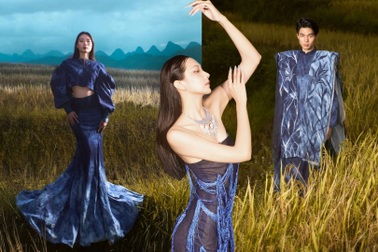 Bùi Hoàng Ân và người mẫu gặp sự cố khi chụp ảnh ở ruộng bậc thang Hà Giang