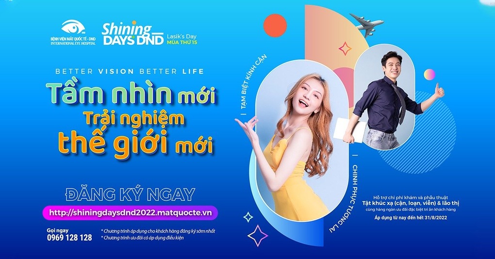 Phẫu thuật tật khúc xạ tại Bệnh viện Mắt Quốc tế DND: Ưu đãi đến 30% chi phí - 1 Phẫu thuật tật khúc xạ tại Bệnh viện Mắt Quốc tế DND: Ưu đãi đến 30% chi phí - 1