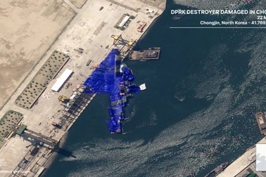 Triều Tiên tiết lộ tình trạng chiến hạm nghi bị nát đáy ngay khi hạ thủy