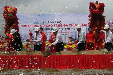 Khởi công cụm chung cư đa chức năng hiện đại nhất ĐBSCL 