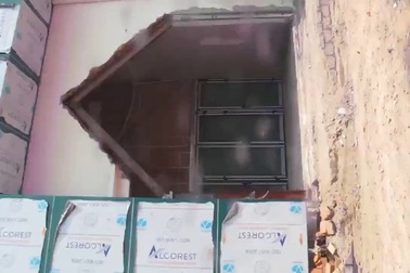 Cận cảnh công trình không phép có xuất hiện 5 người Trung Quốc