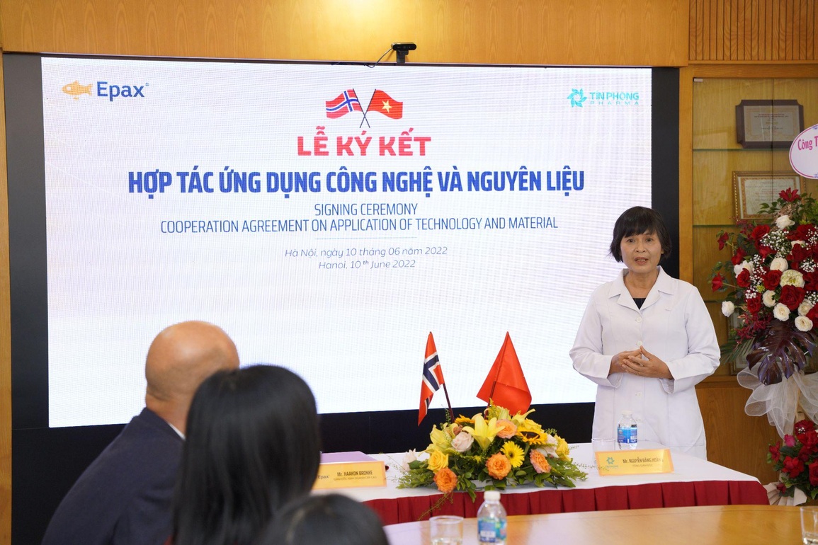 Lễ ký kết hợp tác ứng dụng công nghệ và nguyên liệu giữa Epax Nauy và Dược phẩm Tín Phong - 3 Lễ ký kết hợp tác ứng dụng công nghệ và nguyên liệu giữa Epax Nauy và Dược phẩm Tín Phong - 3