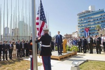 Quốc kỳ Mỹ lần đầu bay tại Cuba sau hơn nửa thế kỷ