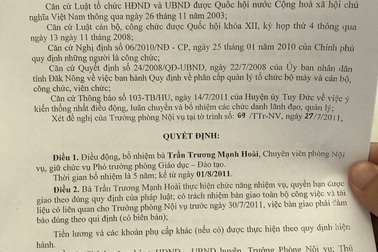 Bổ nhiệm thần tốc con Bí thư huyện: Âm thầm chuyển việc cấp dưới để chiếm chỗ?