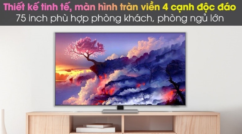 Trải nghiệm hình ảnh và âm thanh trên tivi Samsung QA75QN85A: Có nên mua hay không?