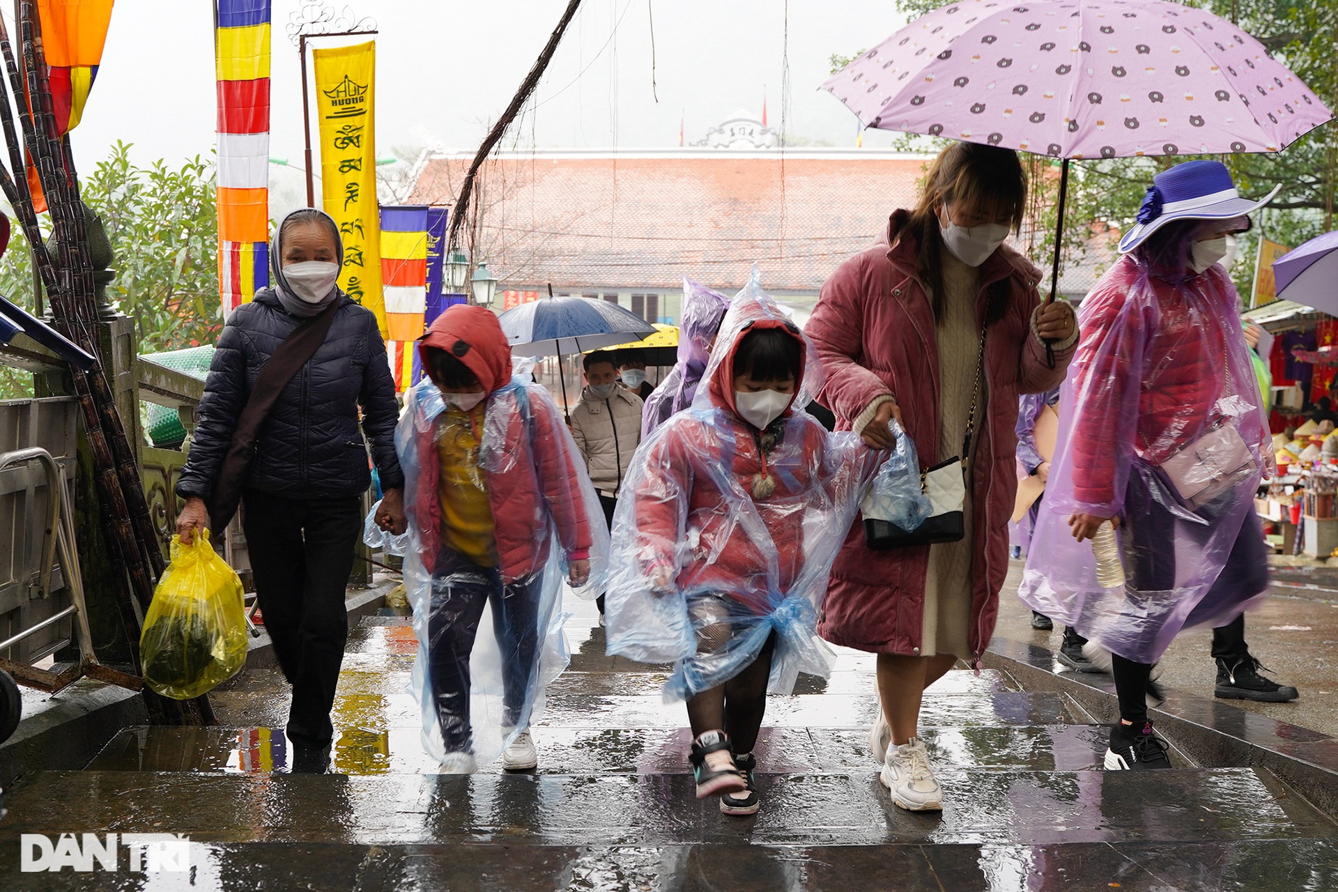 Hàng vạn người đội mưa trẩy hội chùa Hương ngày chính thức mở cửa trở lại - 4