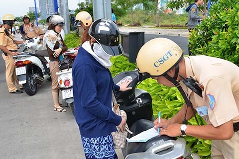 Được nộp phạt thẳng cho CSGT