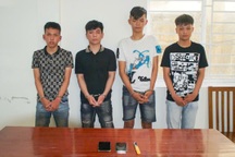 Bắt 4 thanh niên gây ra hàng loạt vụ cướp ở Đà Nẵng