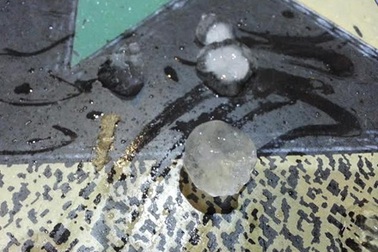 Mưa đá lại xuất hiện ở Lào Cai