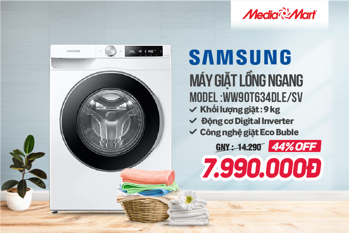 Top 5 máy giặt lồng ngang giảm giá mạnh trước Tết - 4 Top 5 máy giặt lồng ngang giảm giá mạnh trước Tết - 4