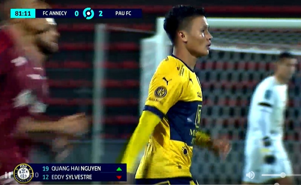 Quang Hải ra sân, Pau FC giành chiến thắng quan trọng - 1 Quang Hải ra sân, Pau FC giành chiến thắng quan trọng - 1