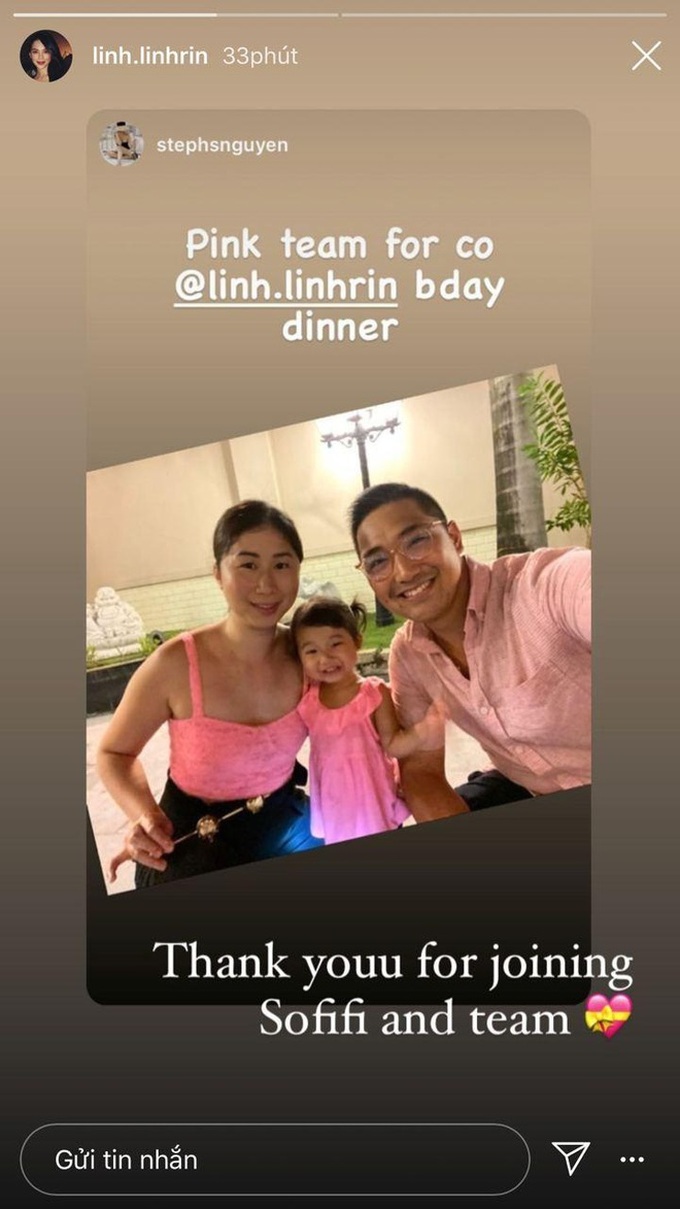Linh Rin đúng số hưởng, chưa cưới Philip Nguyễn mà đã được Hà Tăng và hội chị em hào môn gửi quà sinh nhật nhiệt tình - Ảnh 4. Linh Rin đúng số hưởng, chưa cưới Philip Nguyễn mà đã được Hà Tăng và hội chị em hào môn gửi quà sinh nhật nhiệt tình - Ảnh 4.