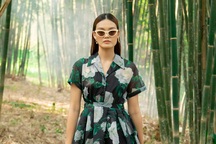 Dàn người mẫu Vietnam's Next Top Model trình diễn giữa rừng tre