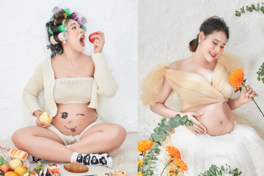 Hồ Bích Trâm tăng 16kg khi mang bầu, tự ti vì rạn da