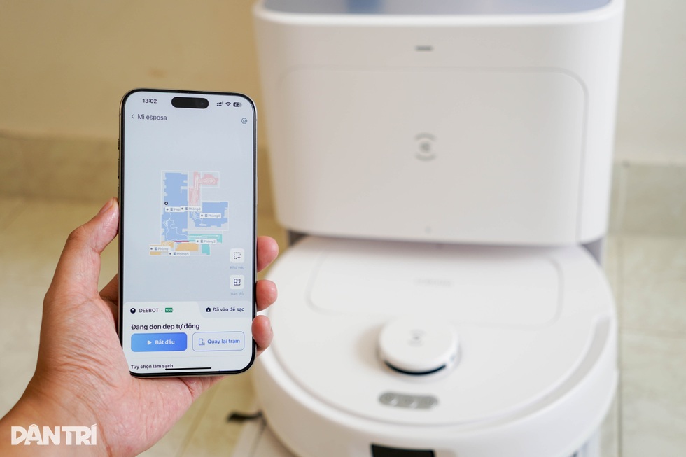 Trải nghiệm robot hút bụi lau nhà Ecovacs Deebot N30 Pro Omni - 11