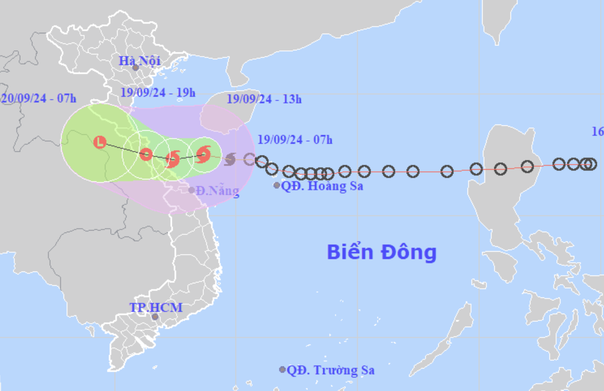 Bão số 4 sẽ đổ bộ vào Quảng Bình đến Quảng Trị - 1