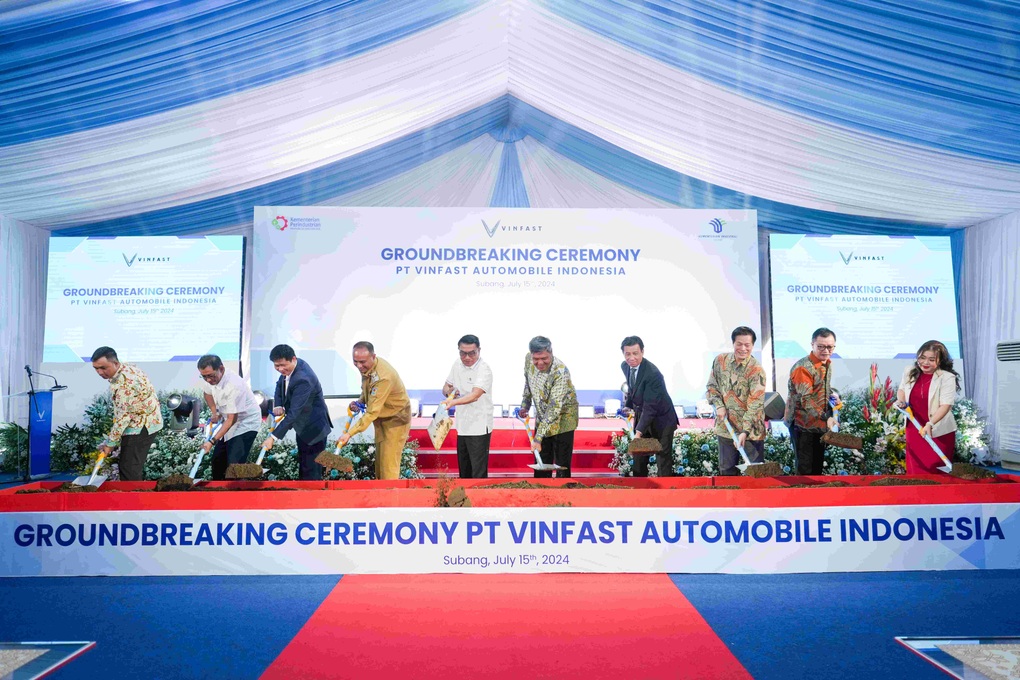 VinFast động thổ nhà máy lắp ráp xe điện tại Indonesia - 4 VinFast động thổ nhà máy lắp ráp xe điện tại Indonesia - 4