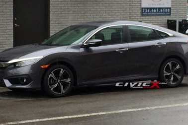 Hình ảnh Honda Civic thế hệ mới ngoài đời thực