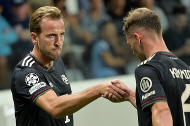 Harry Kane giúp Bayern Munich thắng đậm, Inter Milan đánh bại Slavia Prague