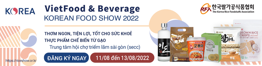 Triển lãm quốc tế Hàn-Việt về Thực phẩm Đồ uống từ gạo lớn nhất Việt Nam - 1 Triển lãm quốc tế Hàn-Việt về Thực phẩm Đồ uống từ gạo lớn nhất Việt Nam - 1