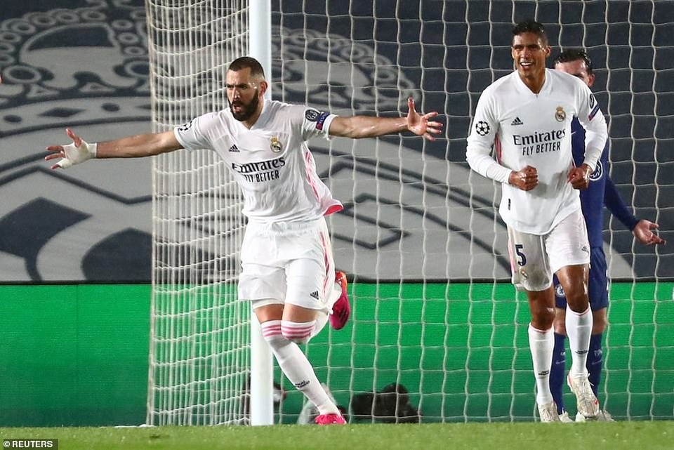 Benzema lập siêu phẩm, Real Madrid may mắn hòa Chelsea - 7 Benzema lập siêu phẩm, Real Madrid may mắn hòa Chelsea - 7