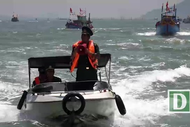 Biên phòng TPCHM hợp tác với các lực lượng bảo vệ lễ hội nghinh Ông Cần Giờ