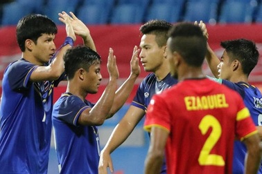 U23 Thái Lan thắng U23 Đông Timor với tỷ số sít sao